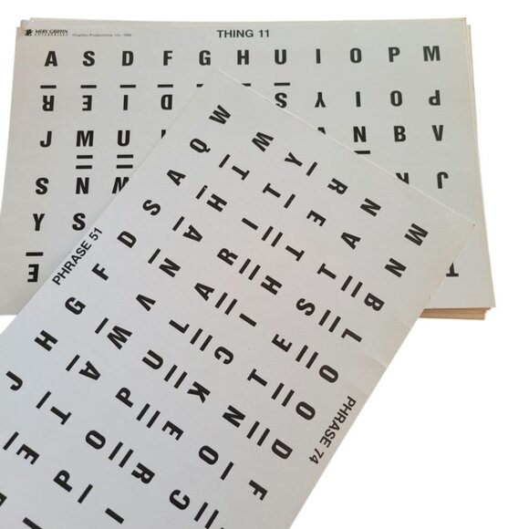 Wheel of Fortune Vintage Game Pieces Replacement Parts Puzzle Chart Solution - Picture 3 of 8